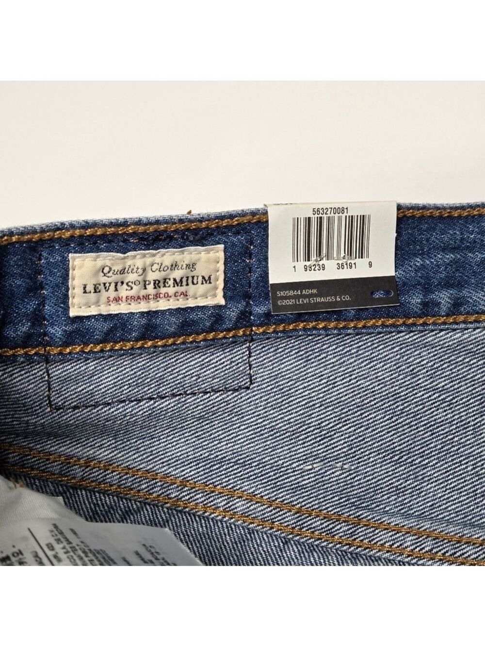 Levi's 501 Original Style Premium Denim High Rise Shorts Cut Off Women's Size 31 - Picture 15 of 16